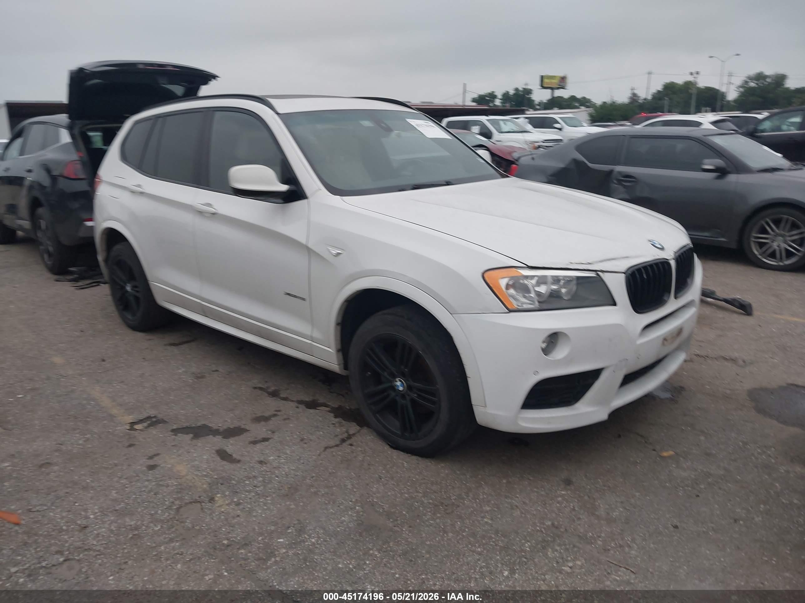 2011 Bmw X3 Xdrive28i White vin: 5UXWX5C52BL713217
