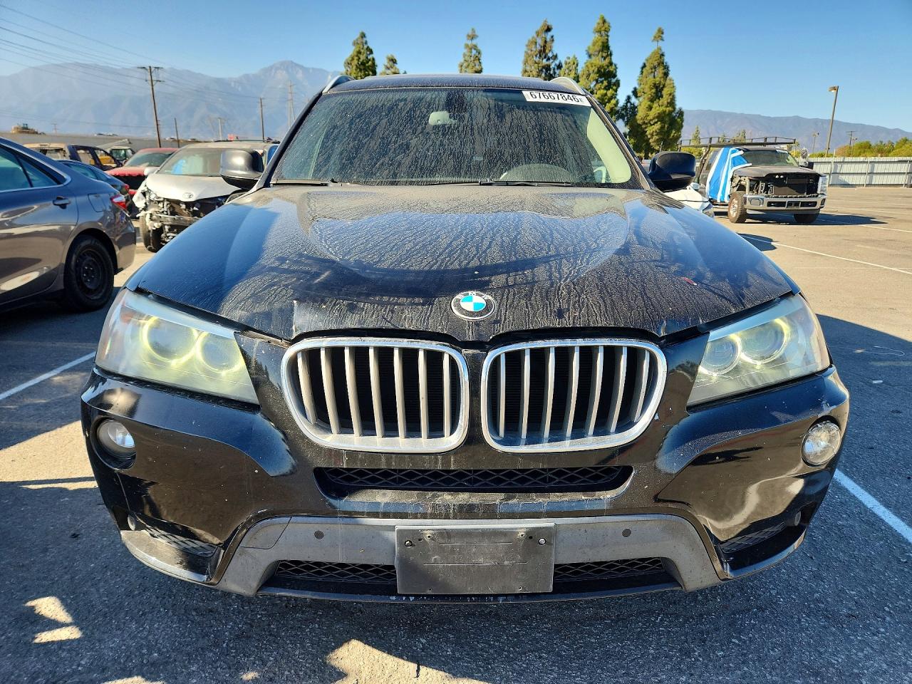 2011 Bmw X3 Xdrive28i Черный vin: 5UXWX5C52BL714609