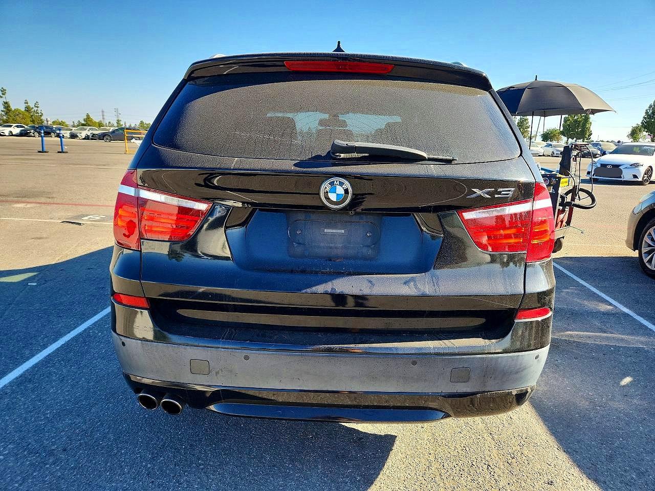 2011 Bmw X3 Xdrive28i Черный vin: 5UXWX5C52BL714609