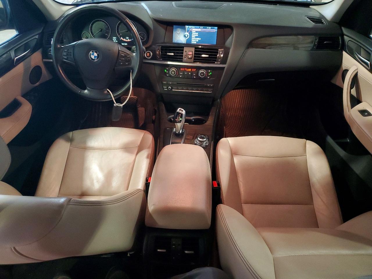 2012 Bmw X3 Xdrive28i Tan vin: 5UXWX5C52CL717009