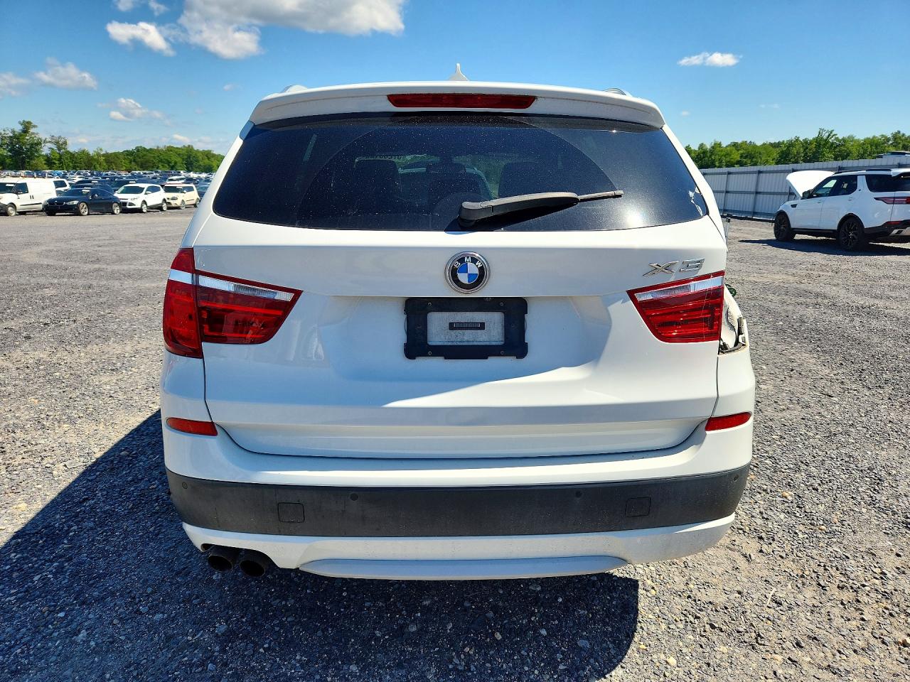 2012 Bmw X3 Xdrive28i Белый vin: 5UXWX5C52CL718029