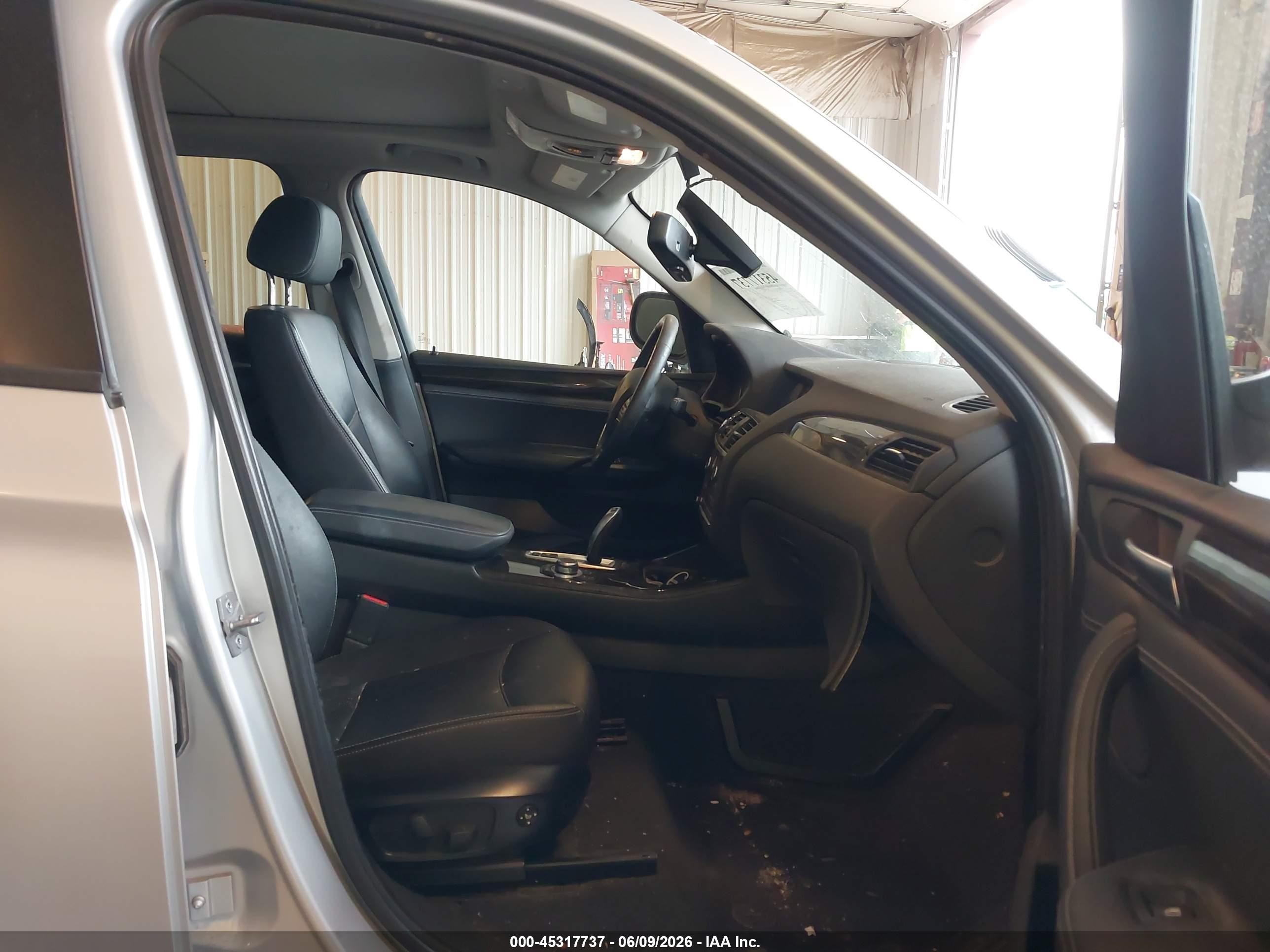 2012 Bmw X3 Xdrive28i Silver vin: 5UXWX5C52CL719164