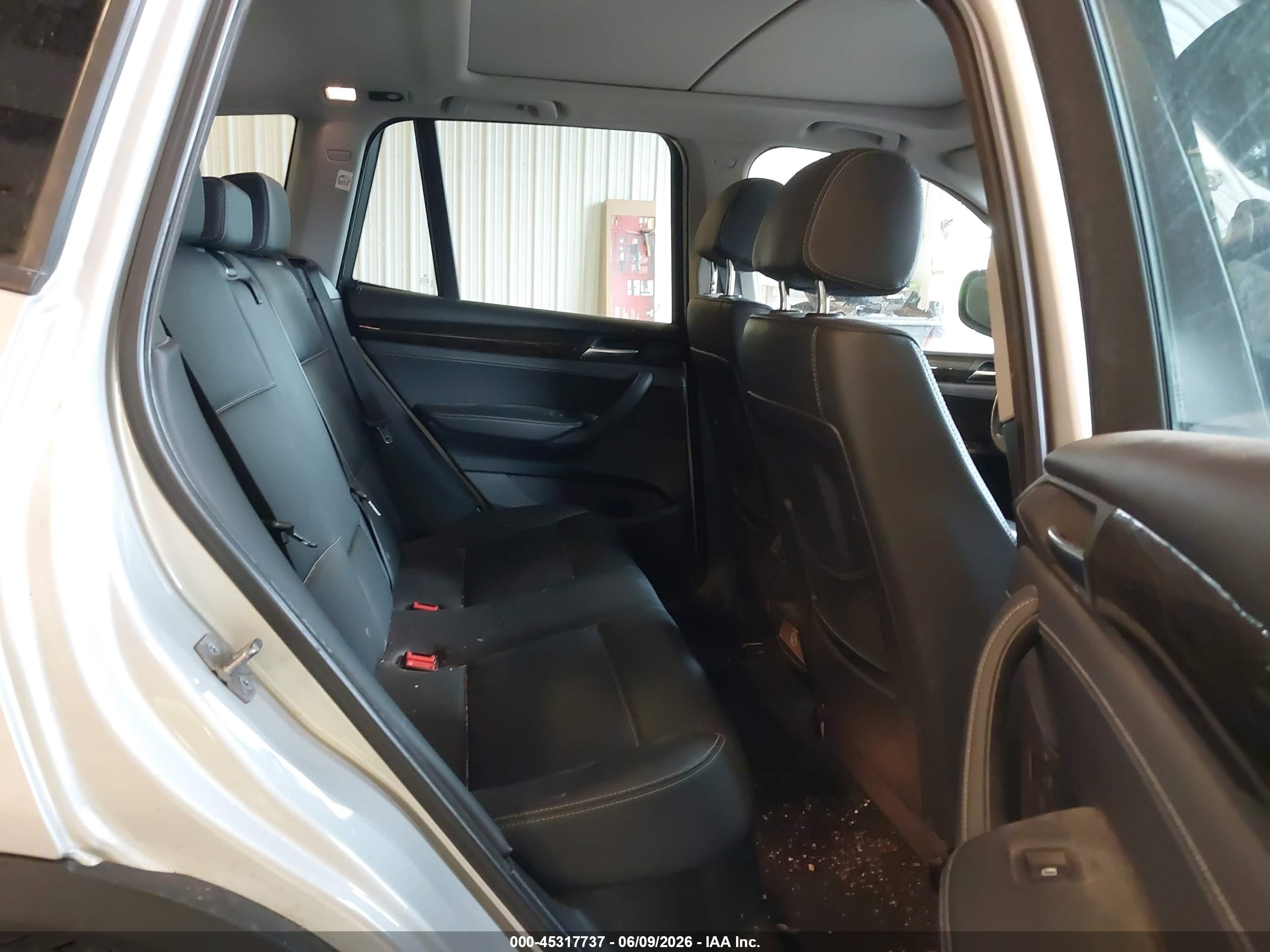 2012 Bmw X3 Xdrive28i Silver vin: 5UXWX5C52CL719164