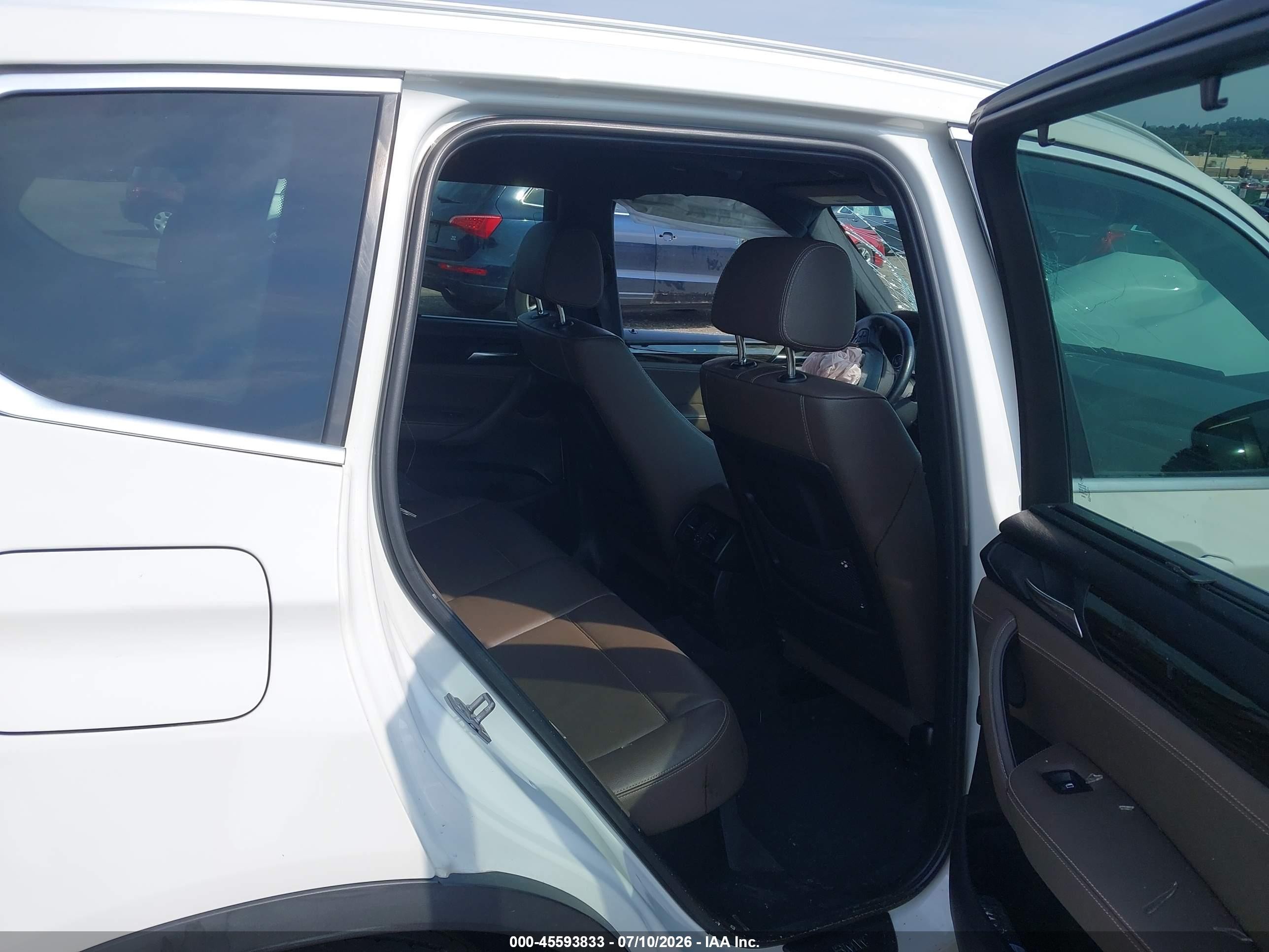2012 Bmw X3 Xdrive28i White vin: 5UXWX5C52CL724669