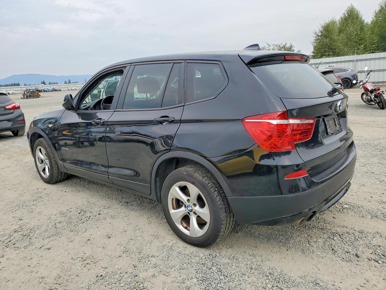 2012 Bmw X3 Xdrive28i Black vin: 5UXWX5C52CL725594