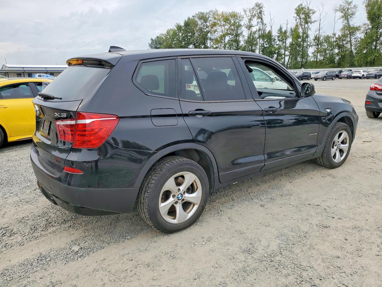2012 Bmw X3 Xdrive28i Black vin: 5UXWX5C52CL725594
