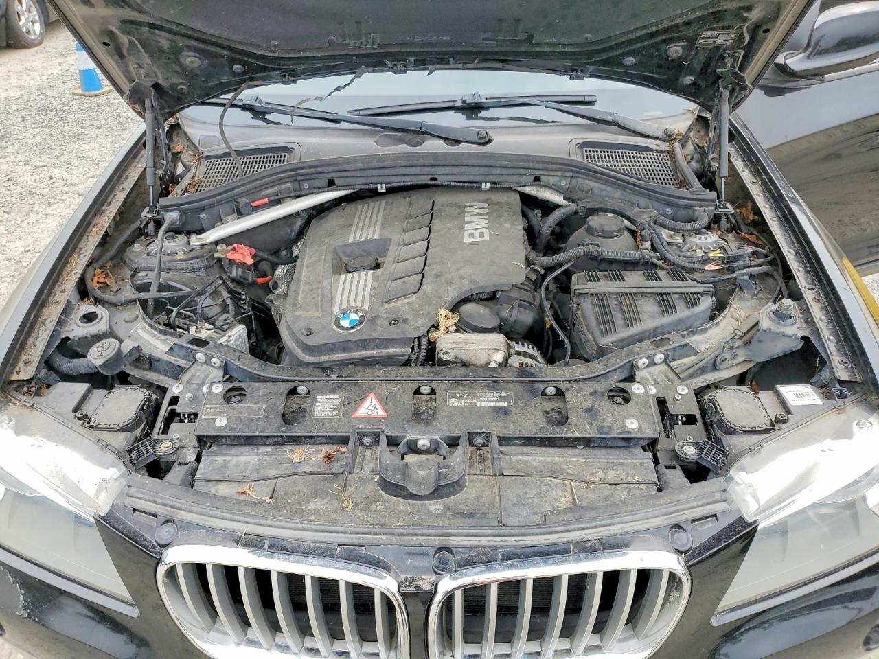 2012 Bmw X3 Xdrive28i Black vin: 5UXWX5C52CL725594