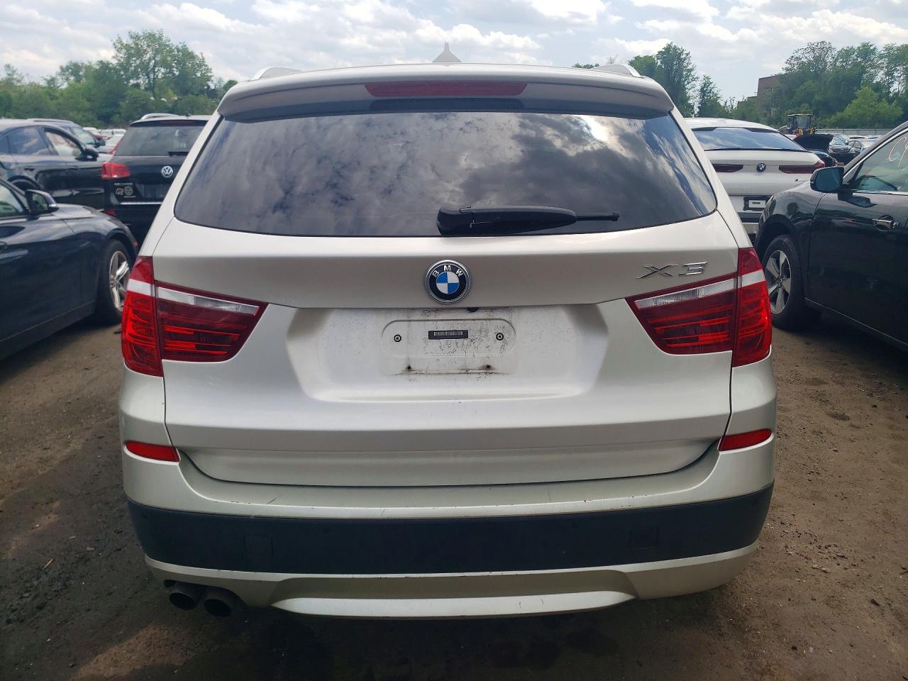 2012 Bmw X3 Xdrive28i Tan vin: 5UXWX5C52CL727751