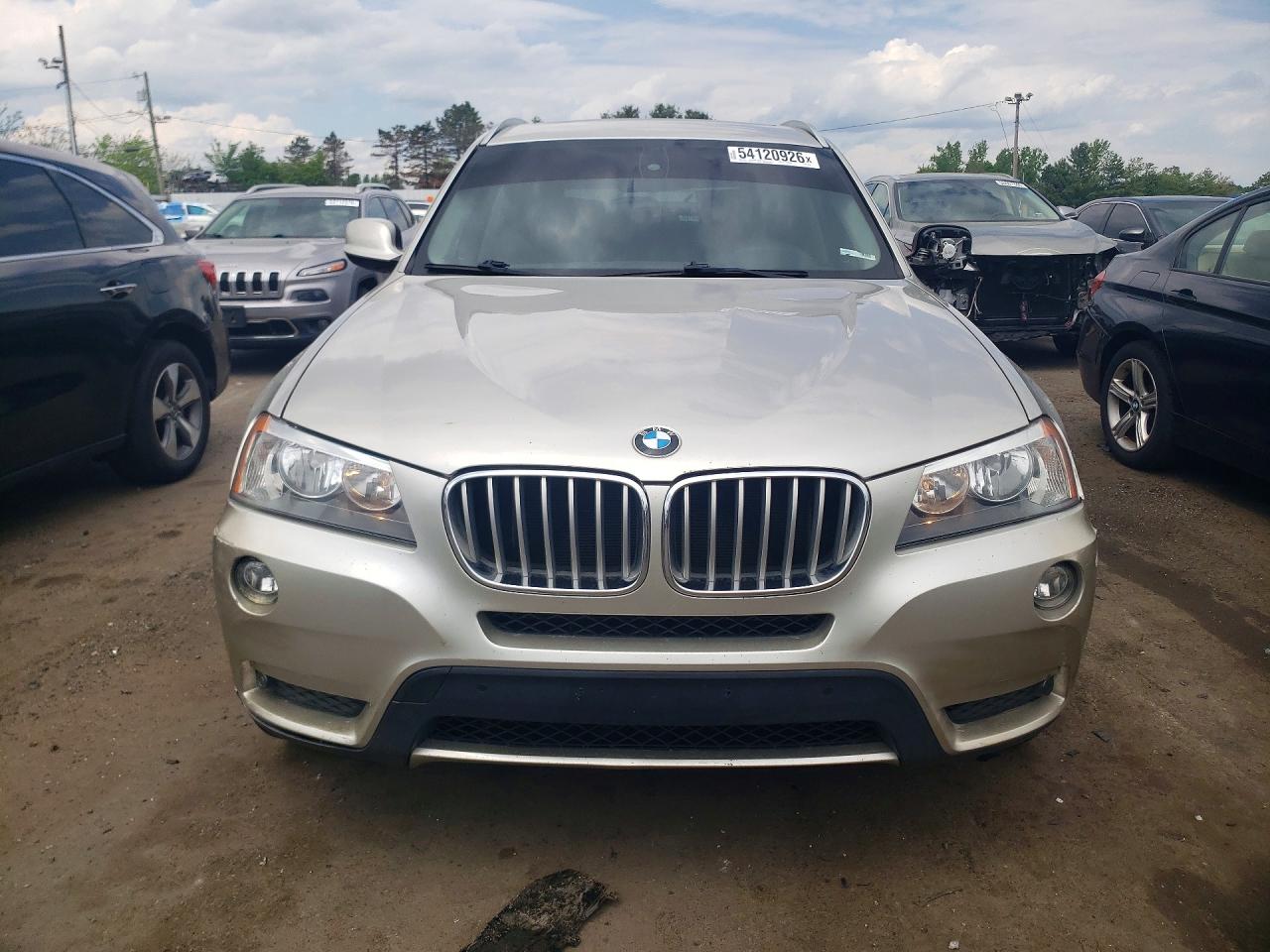 2012 Bmw X3 Xdrive28i Tan vin: 5UXWX5C52CL727751