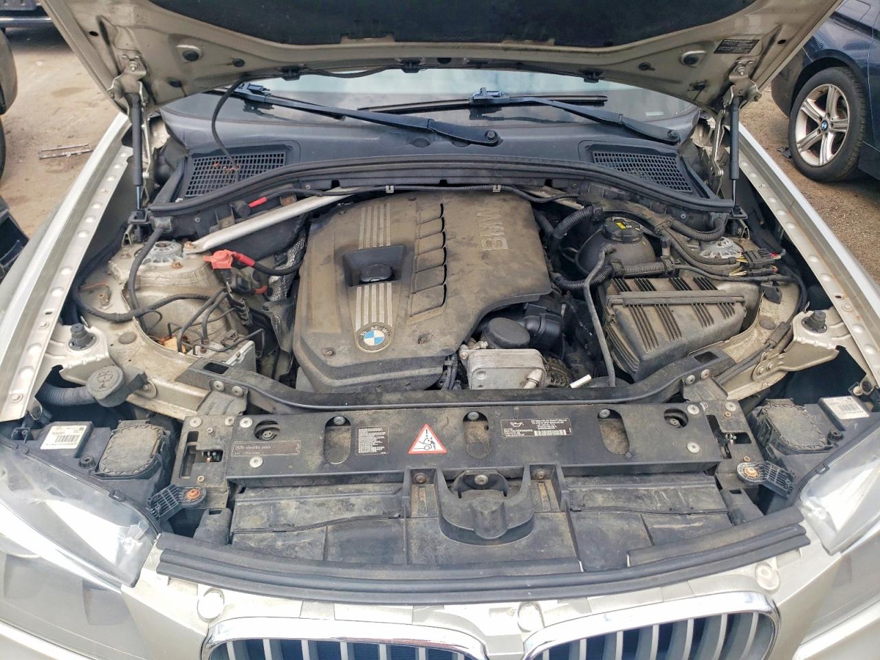 2012 Bmw X3 Xdrive28i Tan vin: 5UXWX5C52CL727751