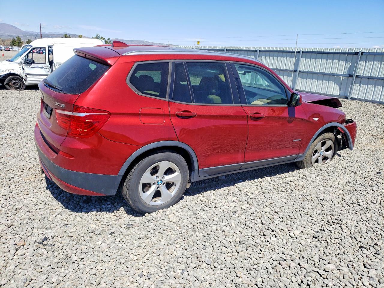 2012 Bmw X3 Xdrive28i Red vin: 5UXWX5C52CL728267