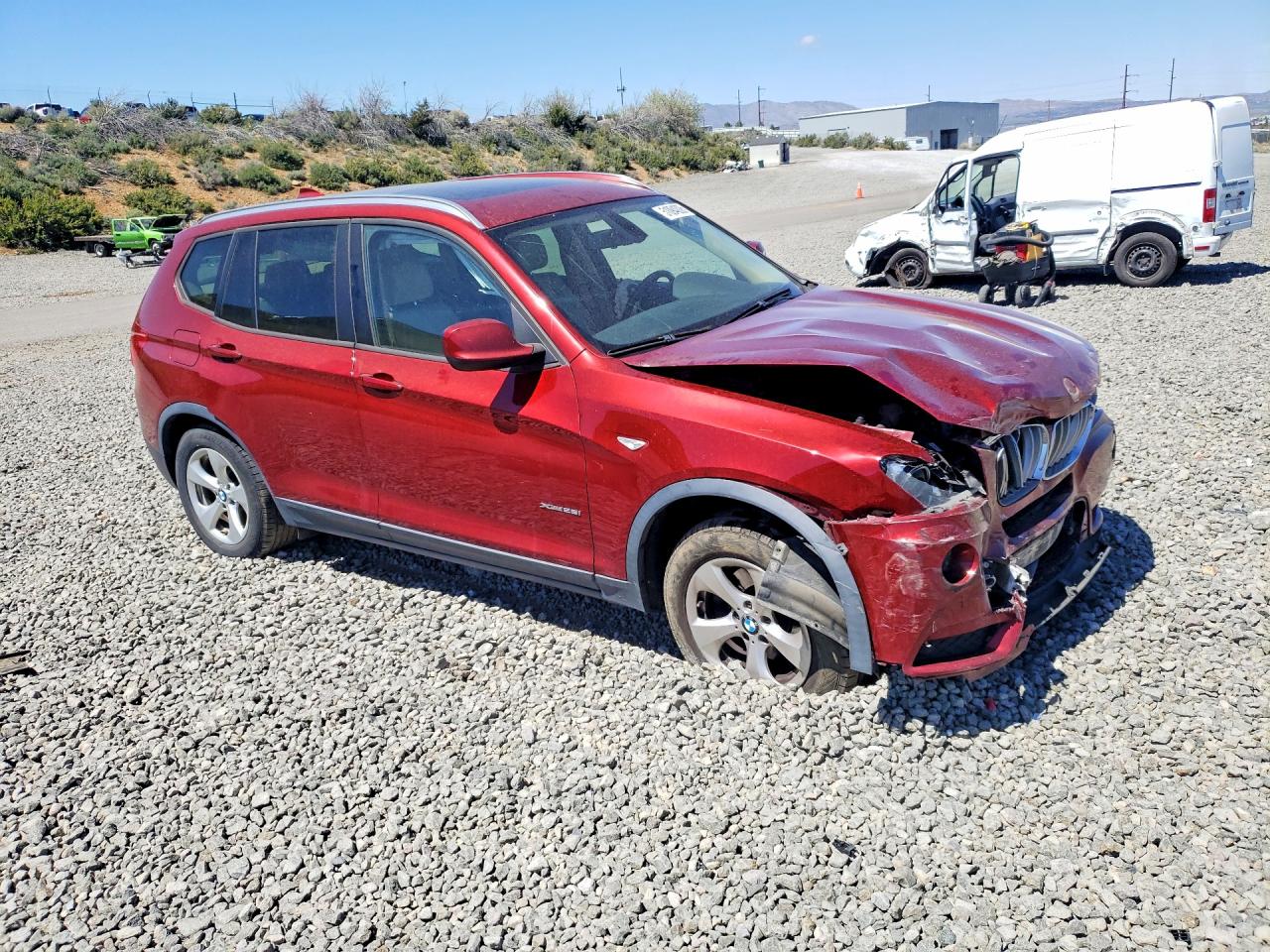 2012 Bmw X3 Xdrive28i Red vin: 5UXWX5C52CL728267