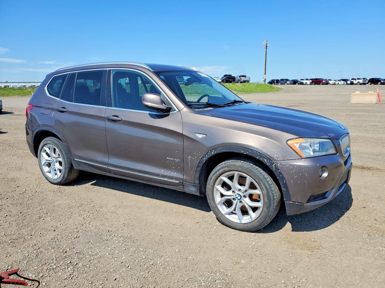 2011 Bmw X3 Xdrive28i Brown vin: 5UXWX5C53BL701450