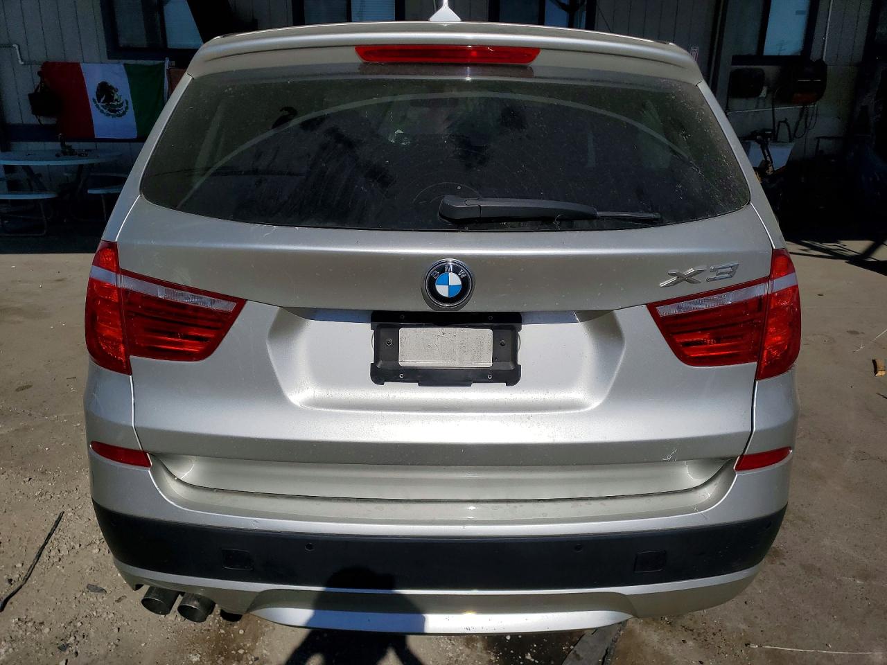 2011 Bmw X3 Xdrive28i Silver vin: 5UXWX5C53BL702792