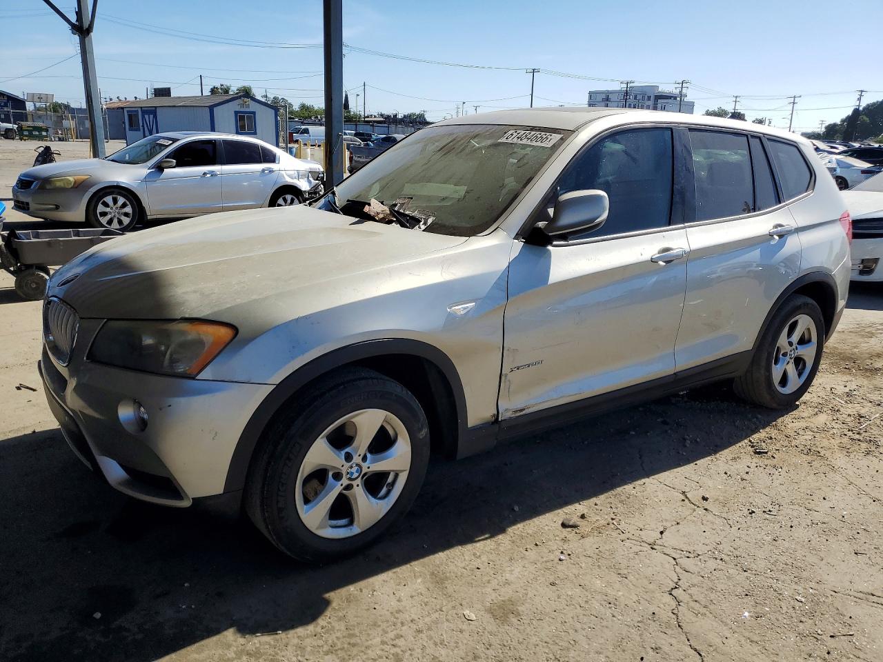 2011 Bmw X3 Xdrive28i Silver vin: 5UXWX5C53BL702792