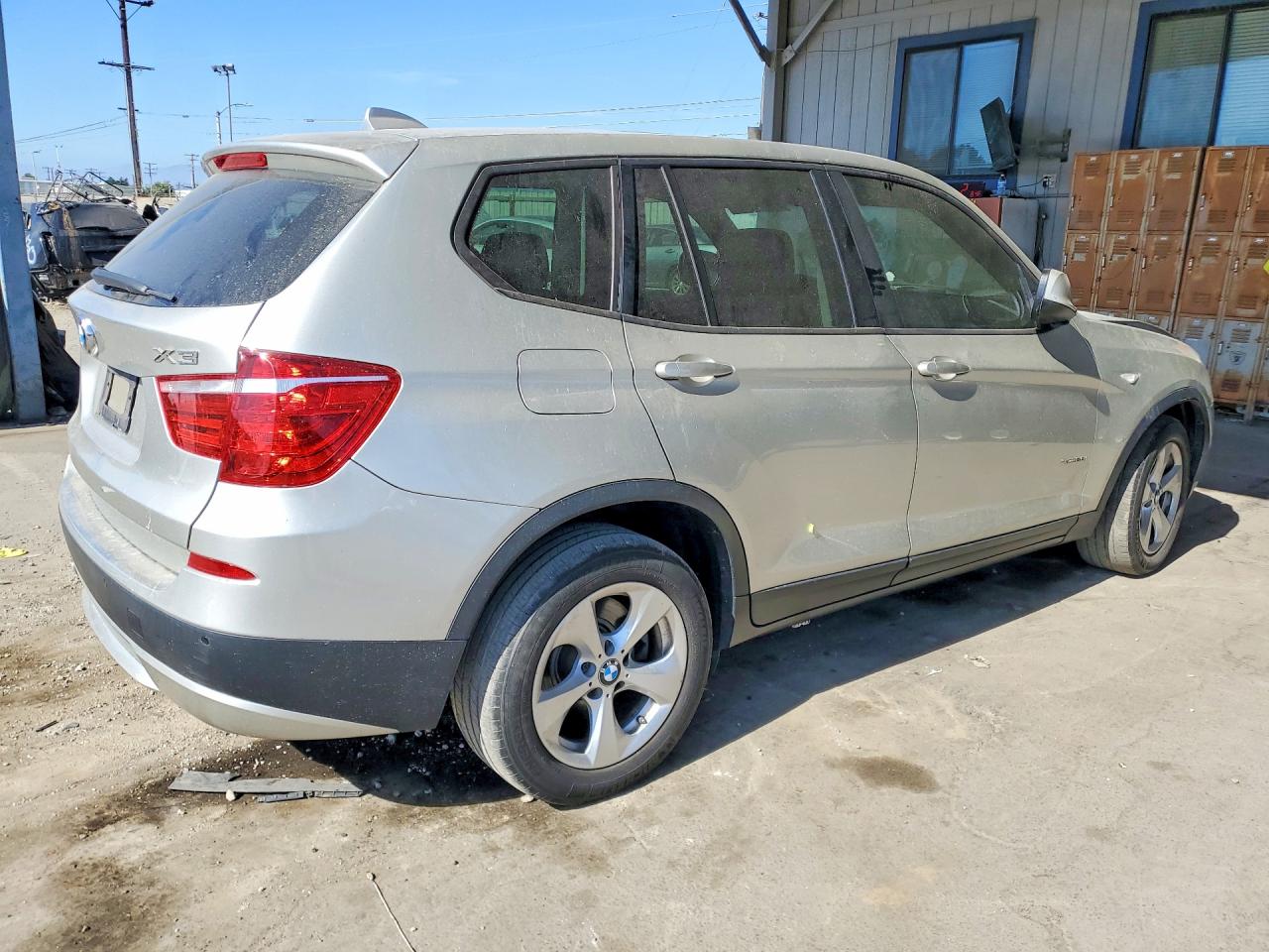 2011 Bmw X3 Xdrive28i Silver vin: 5UXWX5C53BL702792