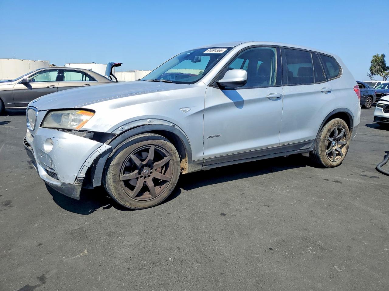 2011 Bmw X3 Xdrive28i Silver vin: 5UXWX5C53BL702808