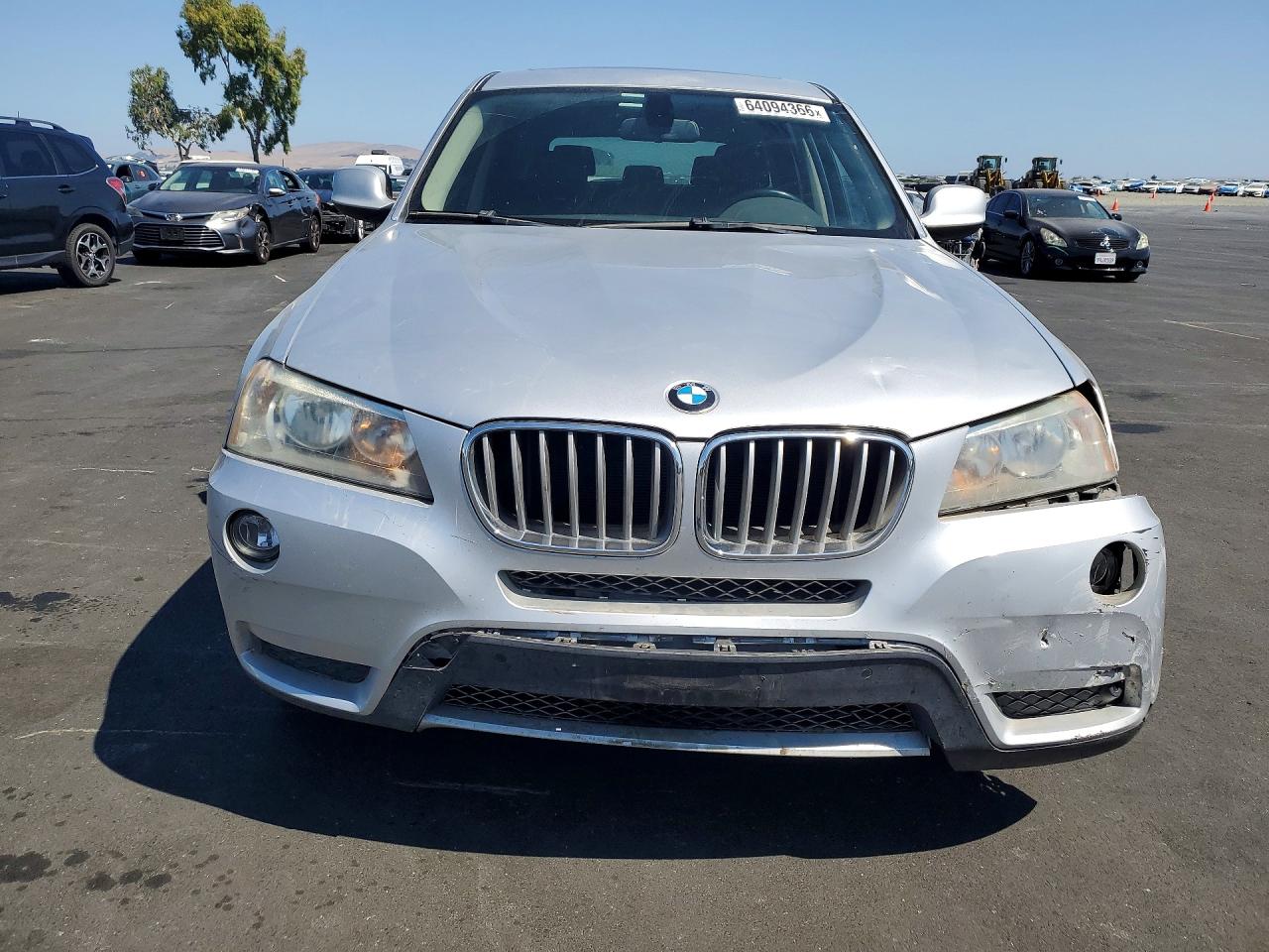 2011 Bmw X3 Xdrive28i Silver vin: 5UXWX5C53BL702808