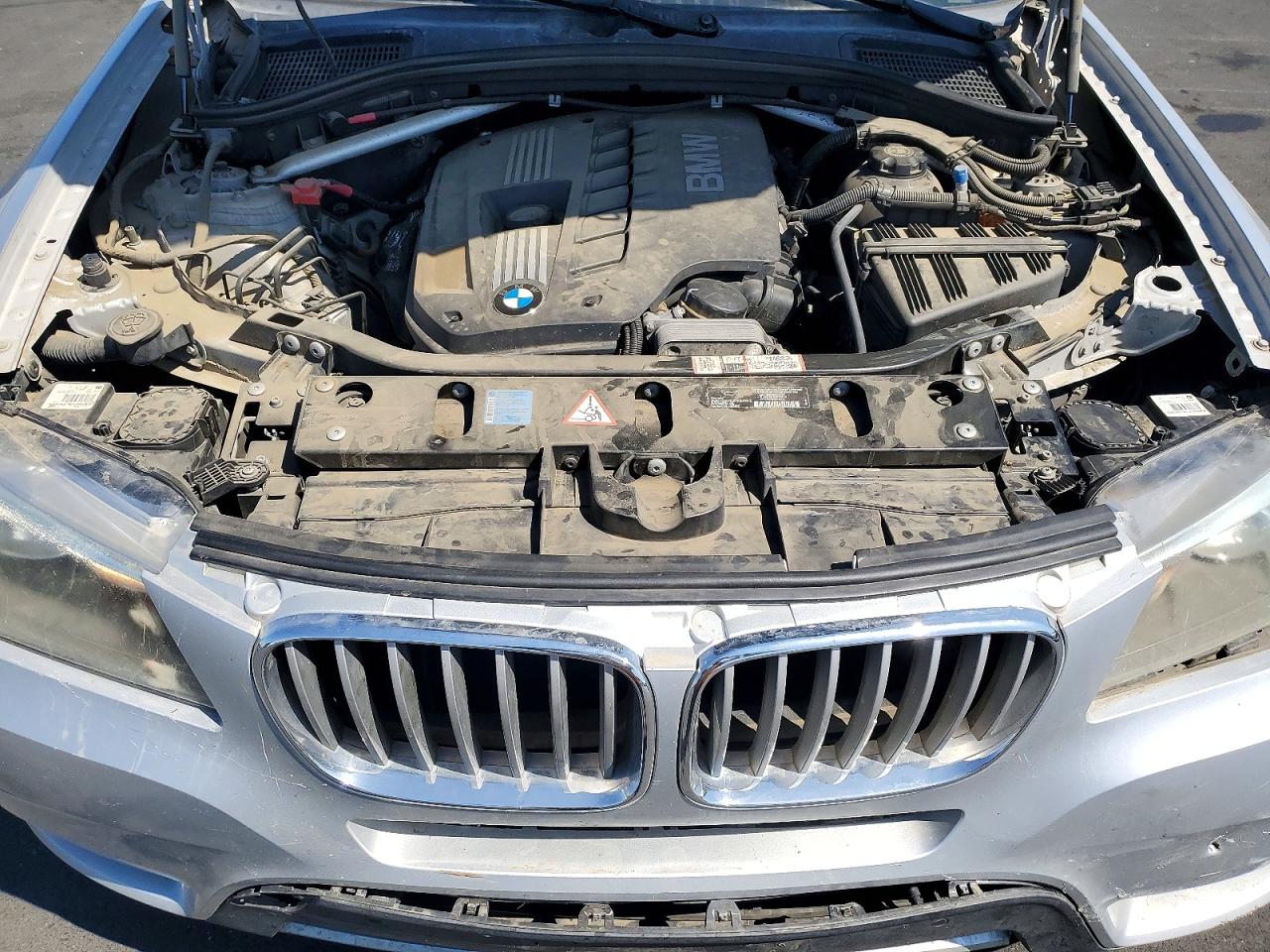 2011 Bmw X3 Xdrive28i Silver vin: 5UXWX5C53BL702808