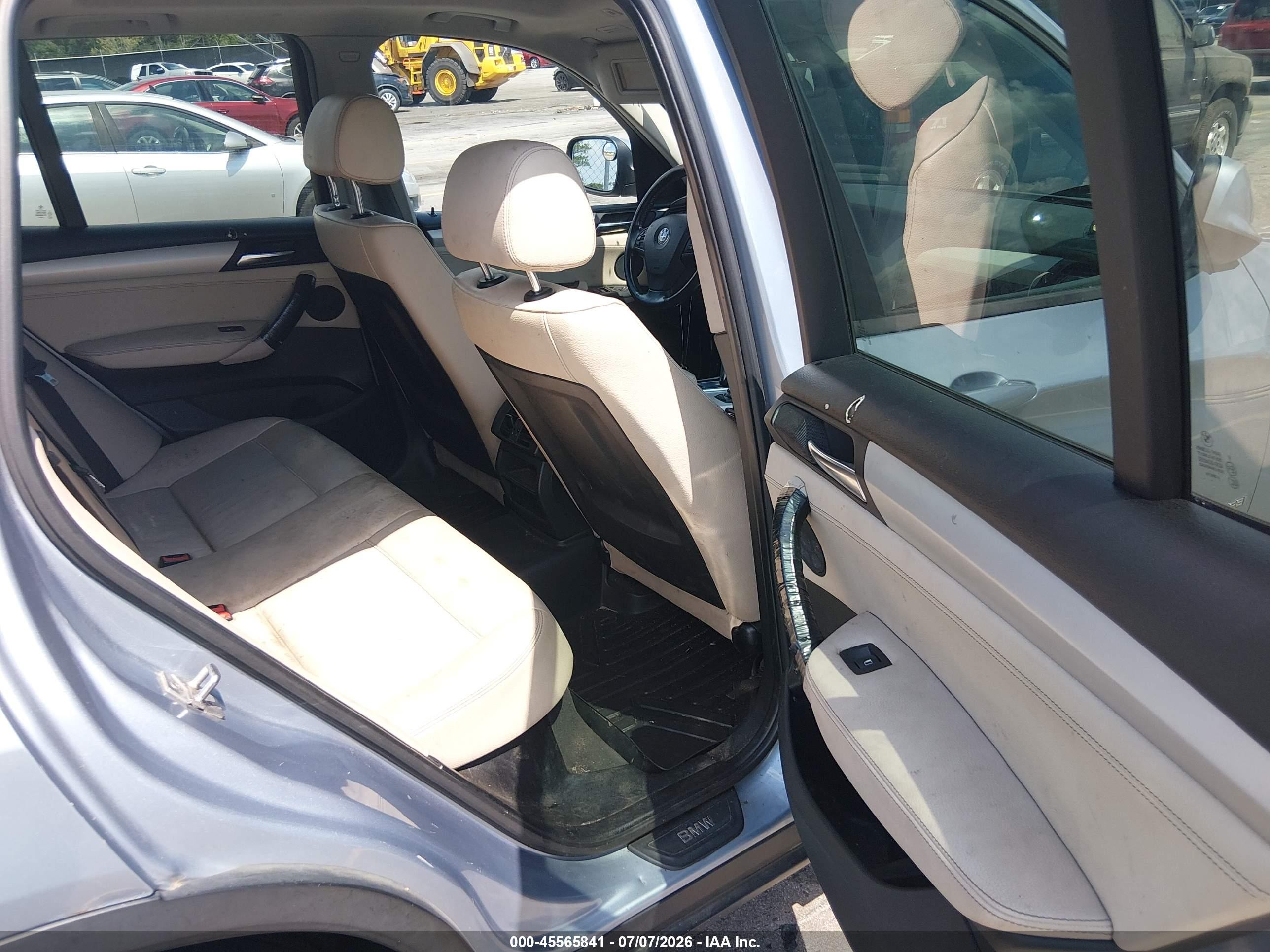 2011 Bmw X3 Xdrive28i Синий vin: 5UXWX5C53BL703554