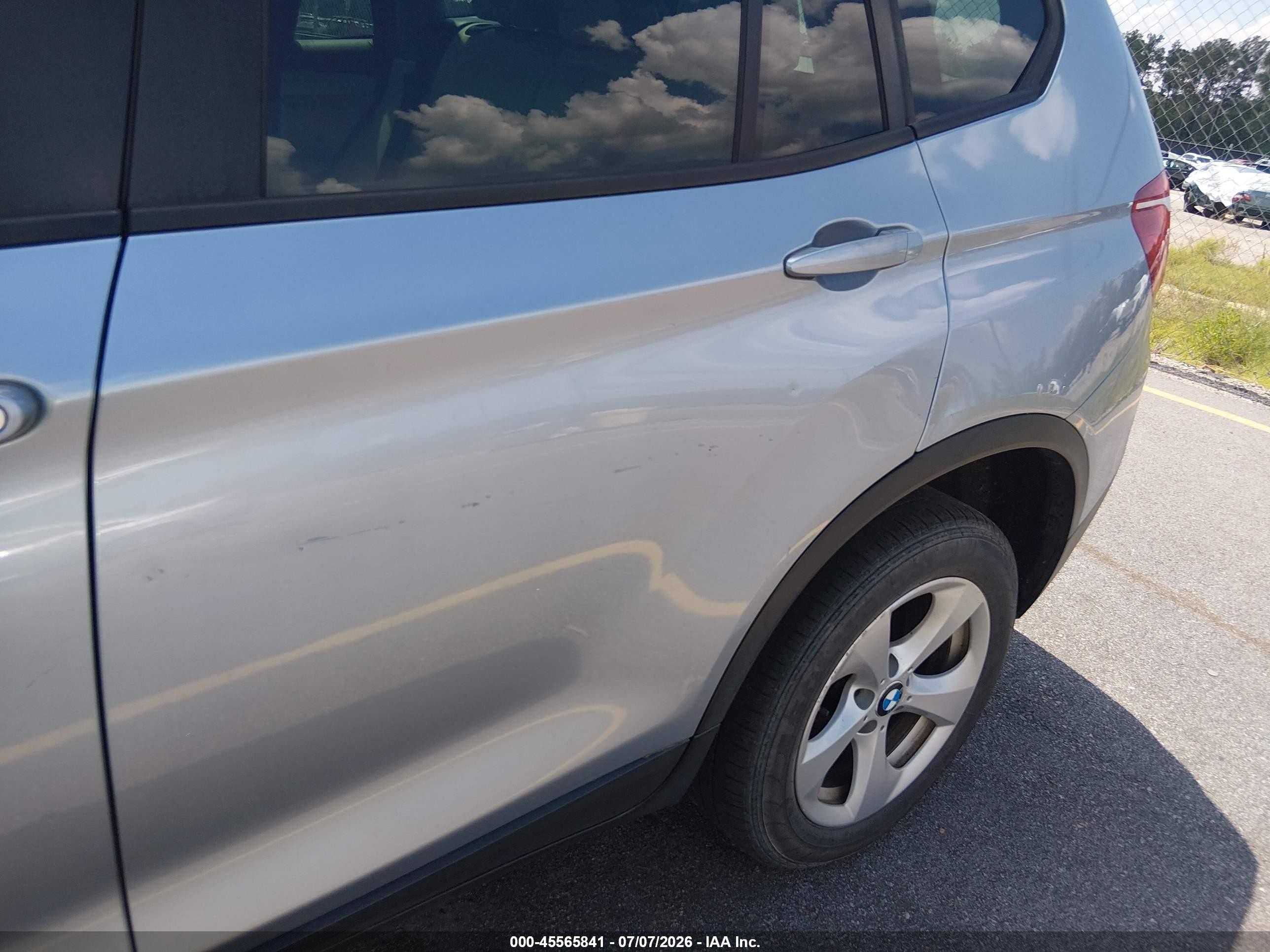 2011 Bmw X3 Xdrive28i Синий vin: 5UXWX5C53BL703554