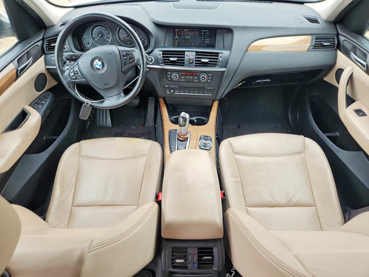 2011 Bmw X3 Xdrive28i White vin: 5UXWX5C53BL712352