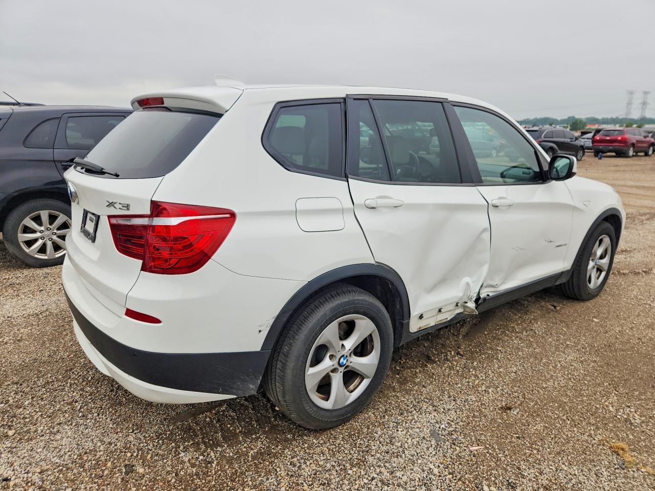 2011 Bmw X3 Xdrive28i White vin: 5UXWX5C53BL712352
