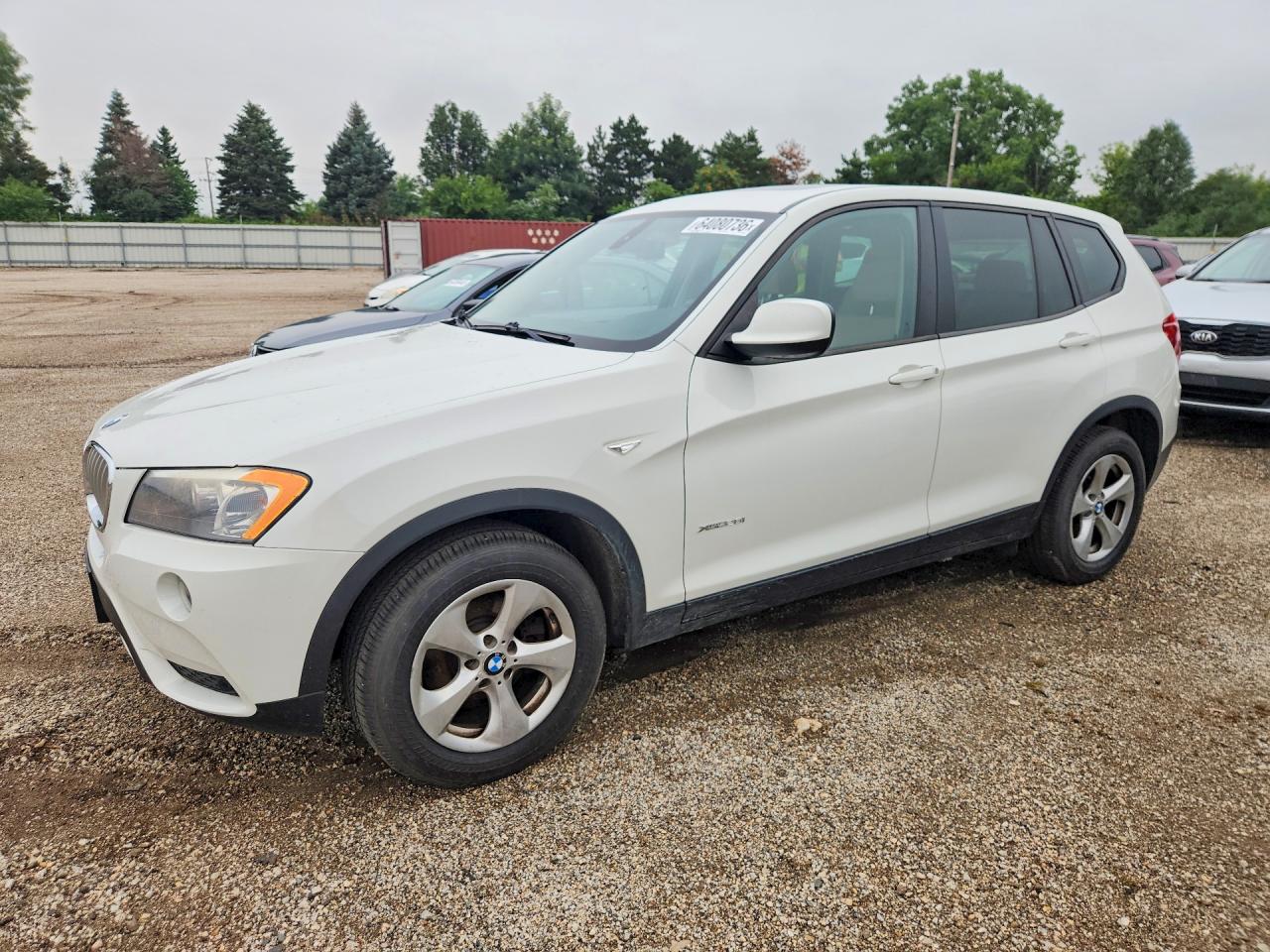 2011 Bmw X3 Xdrive28i White vin: 5UXWX5C53BL712352