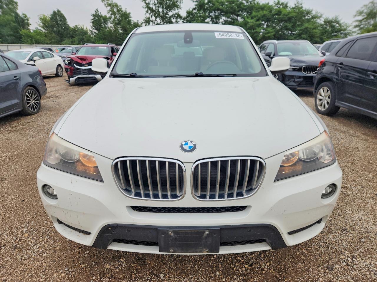 2011 Bmw X3 Xdrive28i White vin: 5UXWX5C53BL712352