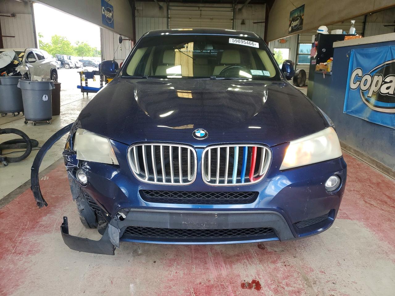2011 Bmw X3 Xdrive28i Blue vin: 5UXWX5C53BL713999