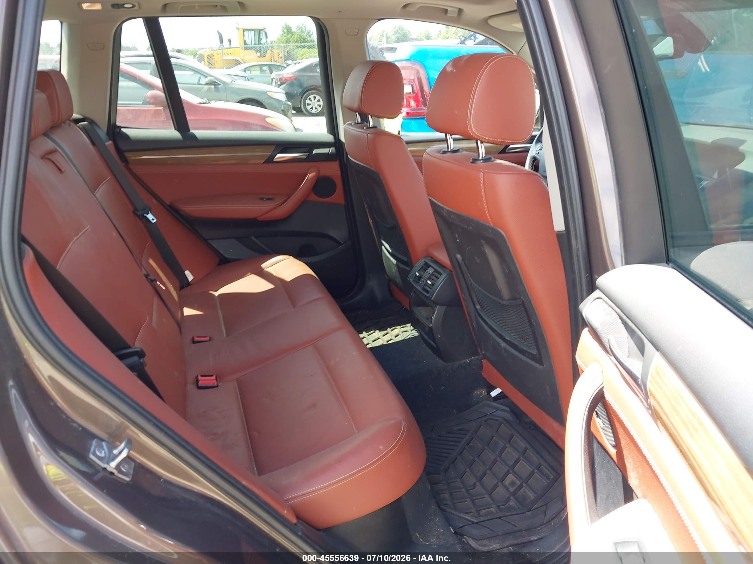 2012 Bmw X3 Xdrive28i Brown vin: 5UXWX5C53CL723868