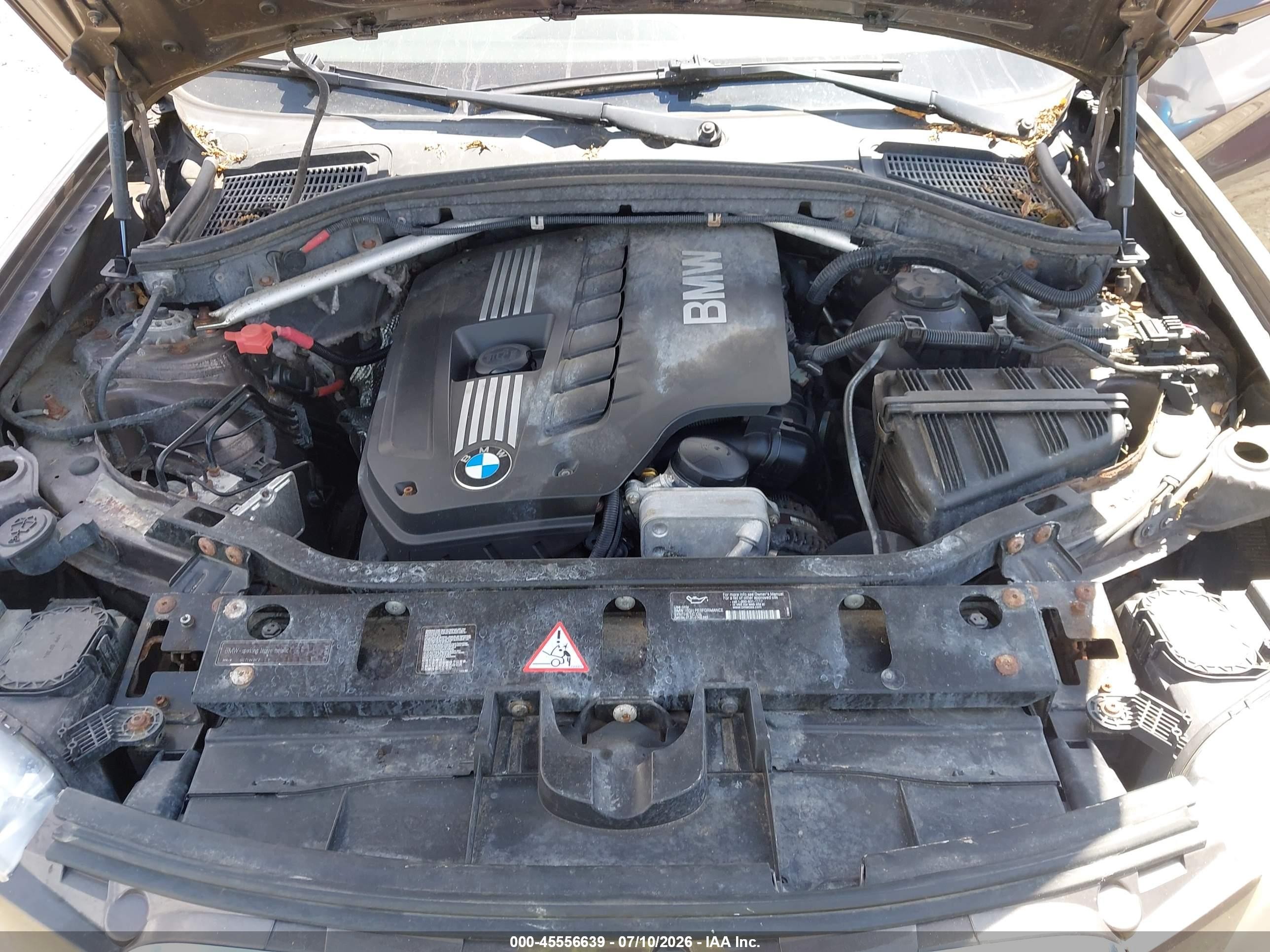 2012 Bmw X3 Xdrive28i Brown vin: 5UXWX5C53CL723868