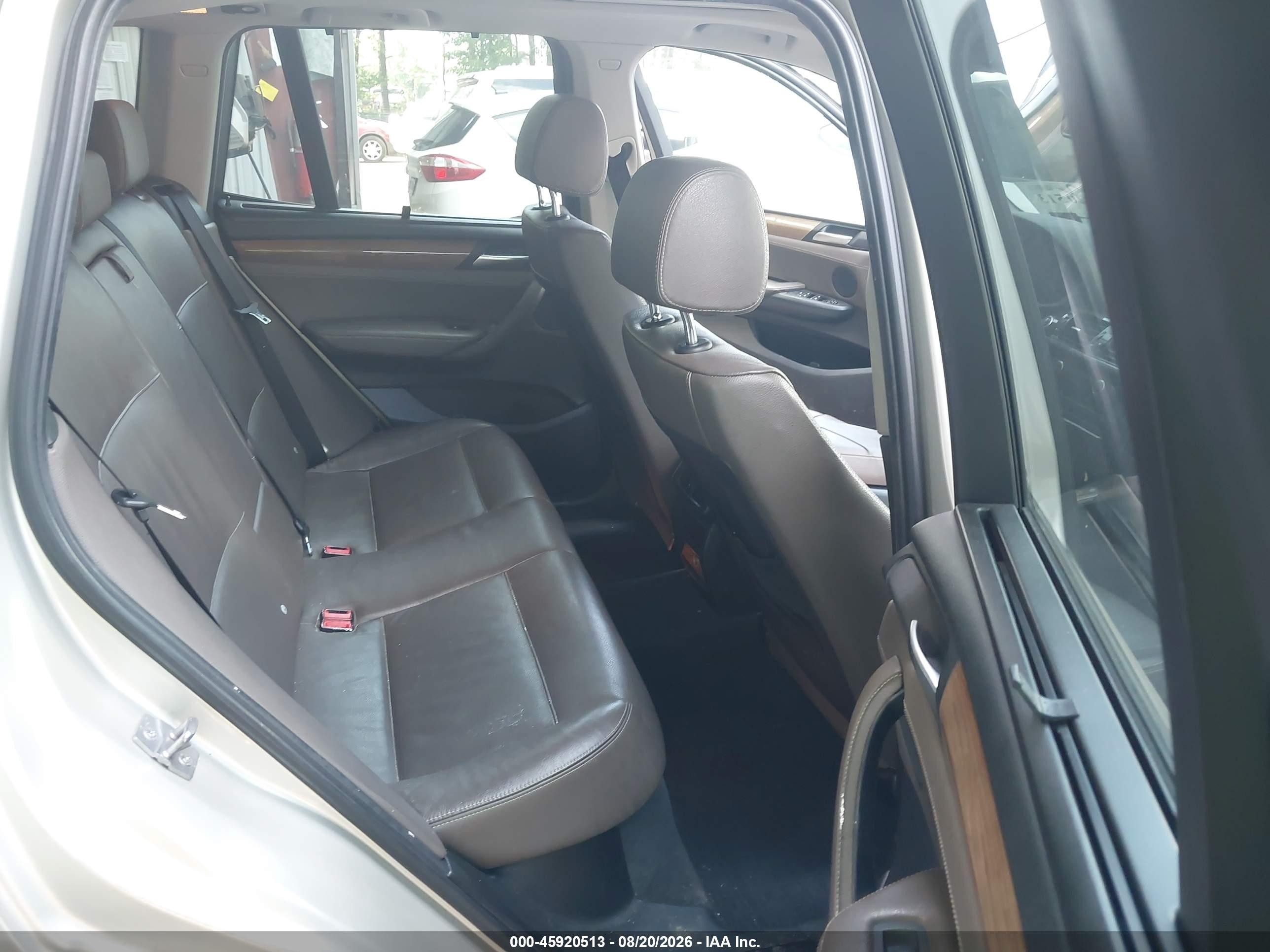 2012 Bmw X3 Xdrive28i Silver vin: 5UXWX5C53CL725796
