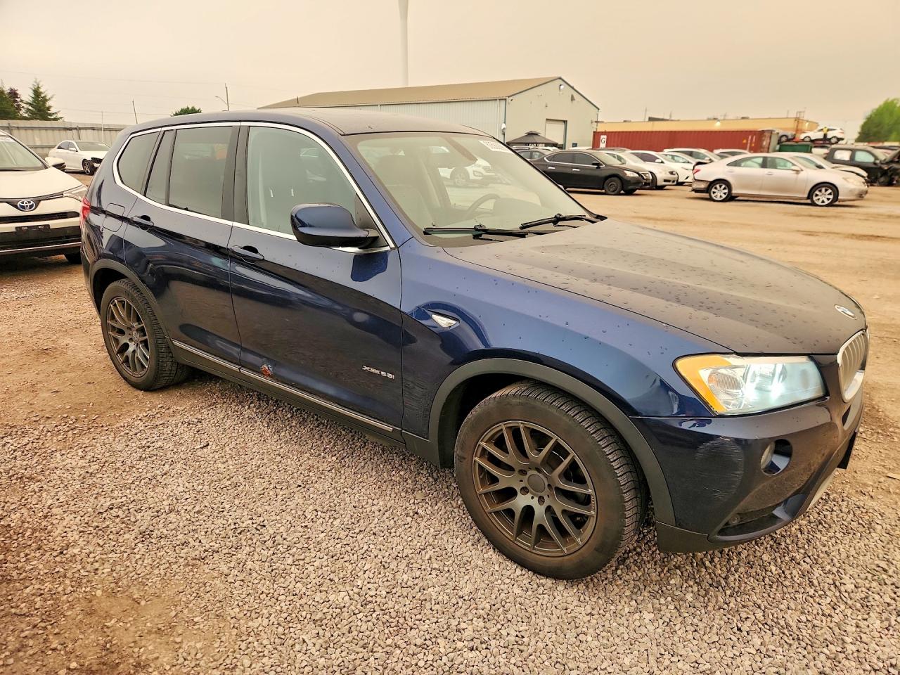 2012 Bmw X3 Xdrive28i Синий vin: 5UXWX5C53CL726026