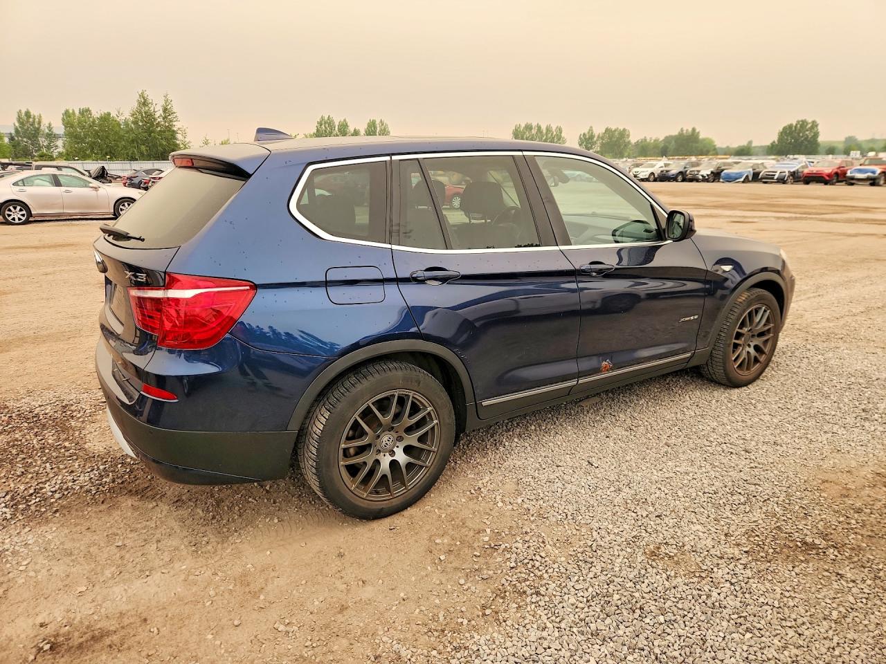 2012 Bmw X3 Xdrive28i Синий vin: 5UXWX5C53CL726026