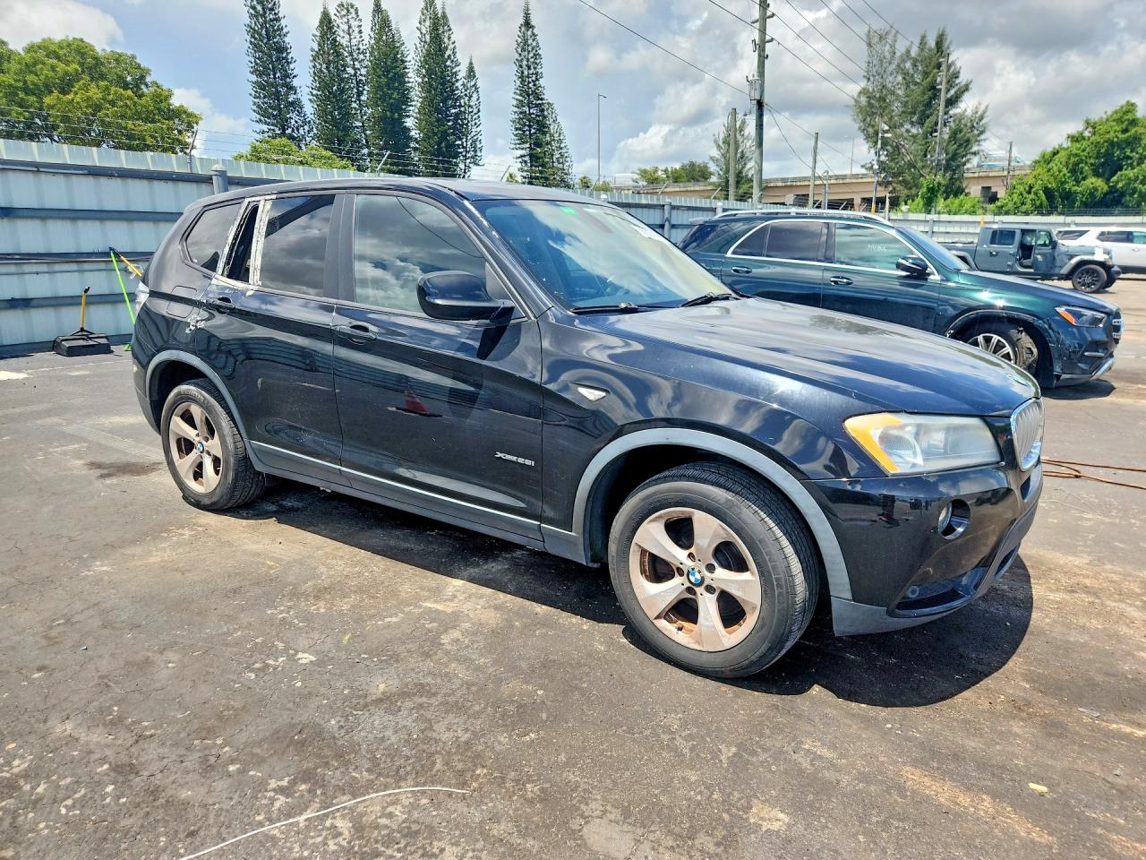 2012 Bmw X3 Xdrive28i Black vin: 5UXWX5C53CL729217