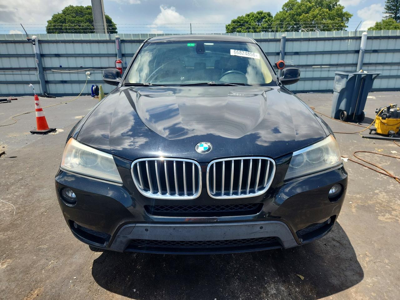 2012 Bmw X3 Xdrive28i Black vin: 5UXWX5C53CL729217