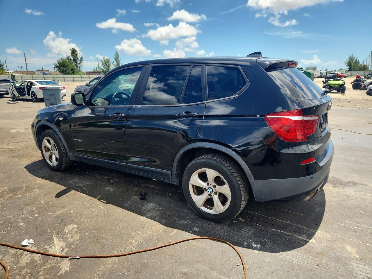 2012 Bmw X3 Xdrive28i Black vin: 5UXWX5C53CL729217