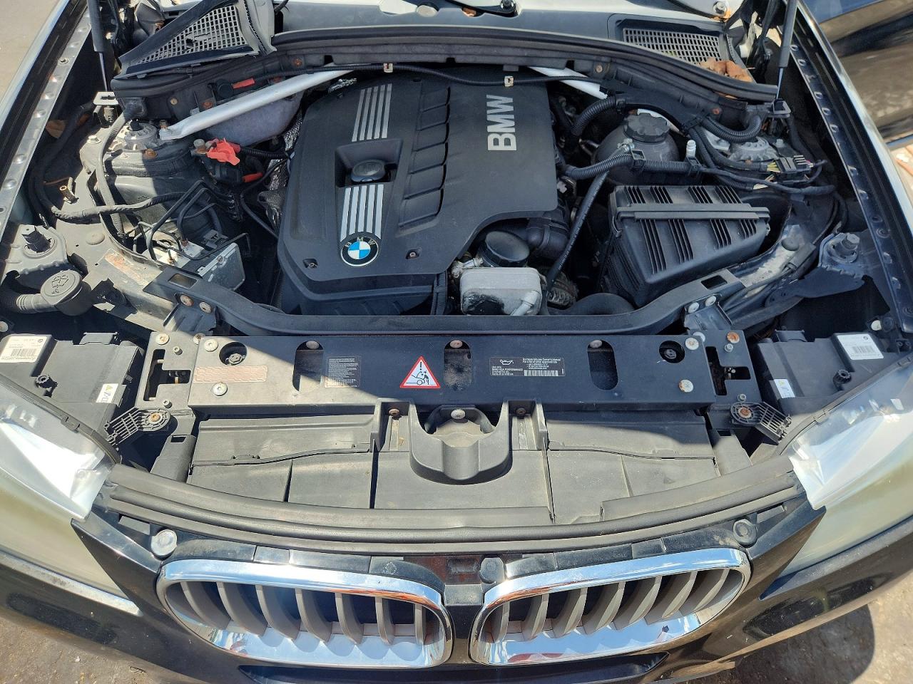 2012 Bmw X3 Xdrive28i Black vin: 5UXWX5C53CL729217