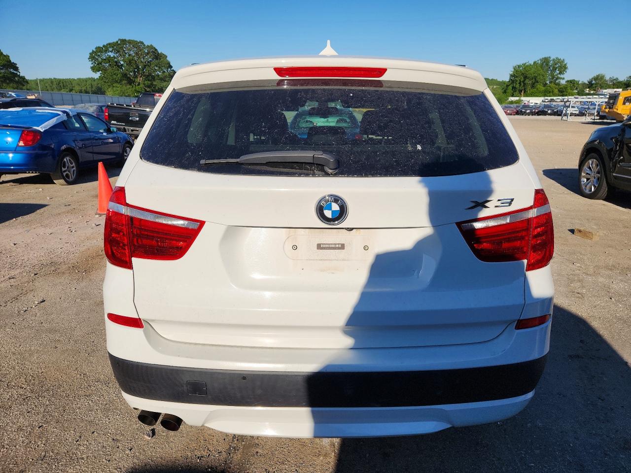 2011 Bmw X3 Xdrive28i White vin: 5UXWX5C54BL702932