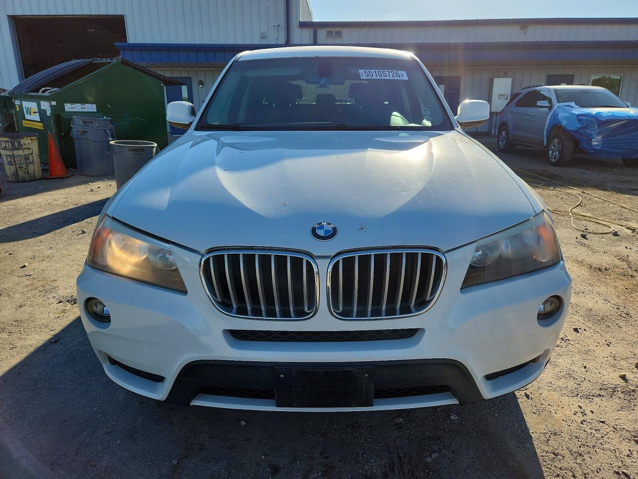 2011 Bmw X3 Xdrive28i White vin: 5UXWX5C54BL702932