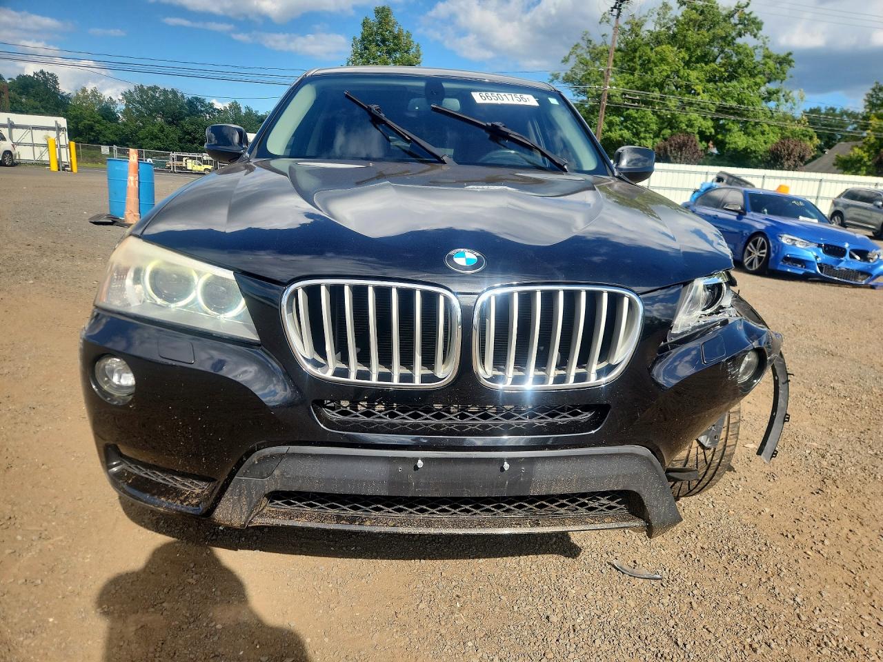 2011 Bmw X3 Xdrive28i Черный vin: 5UXWX5C54BL707211