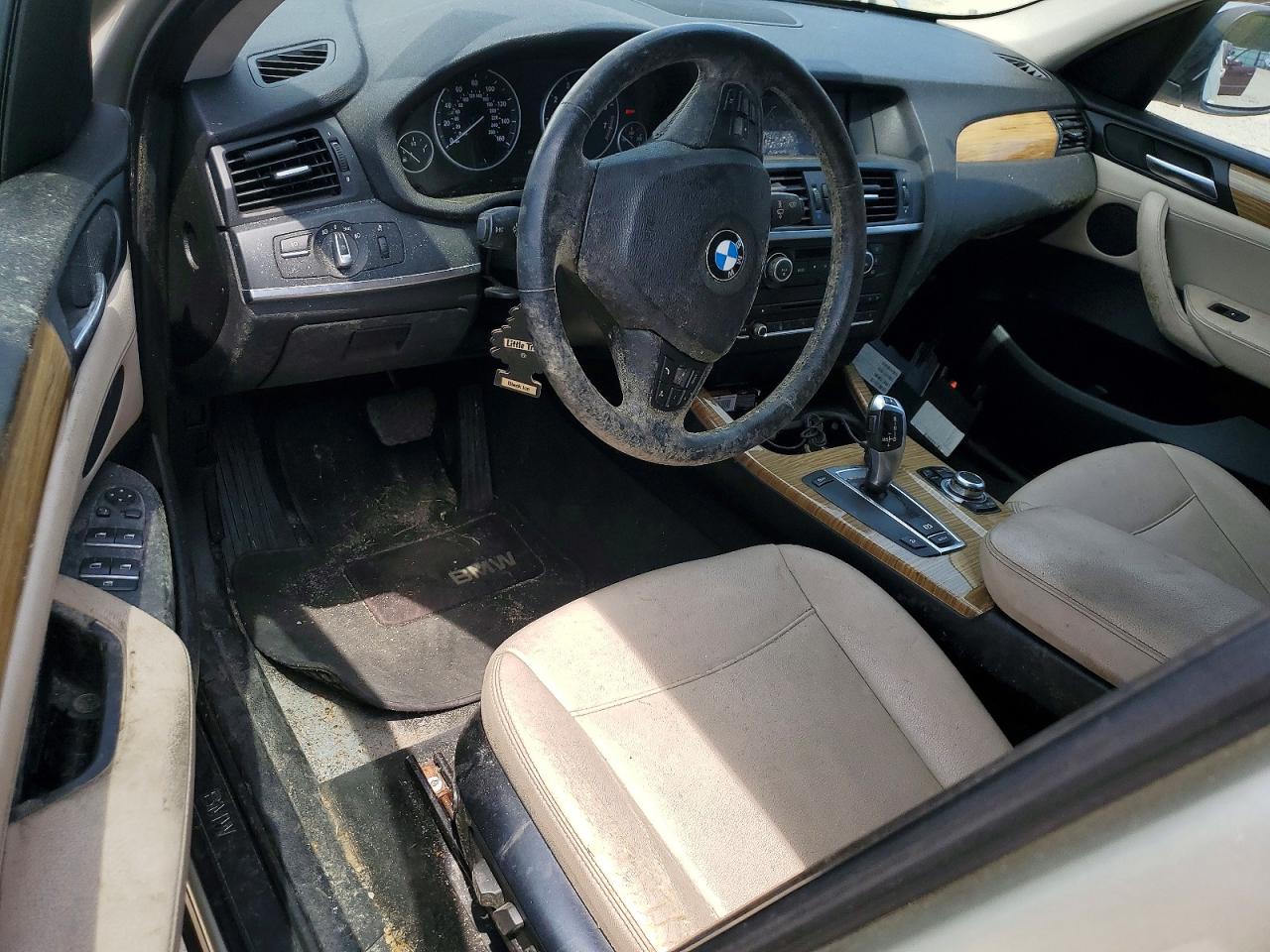 2011 Bmw X3 Xdrive28i Silver vin: 5UXWX5C54BL712456
