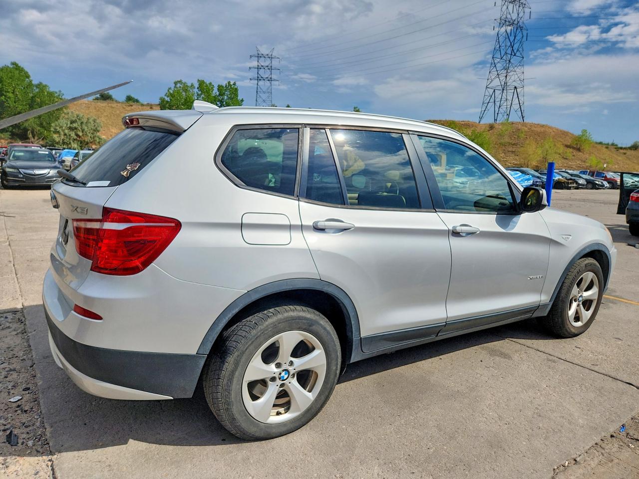 2011 Bmw X3 Xdrive28i Silver vin: 5UXWX5C54BL713784