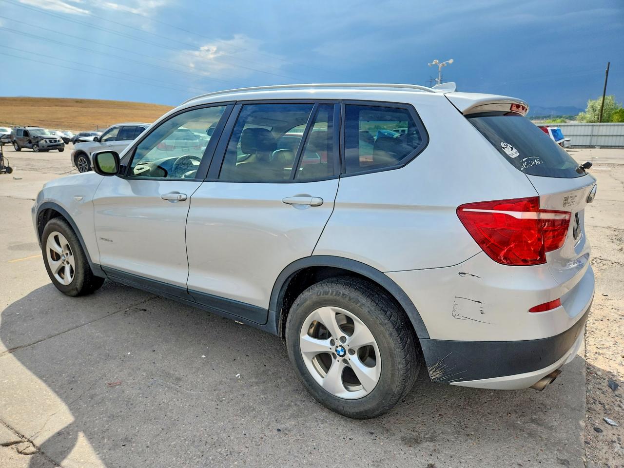 2011 Bmw X3 Xdrive28i Silver vin: 5UXWX5C54BL713784