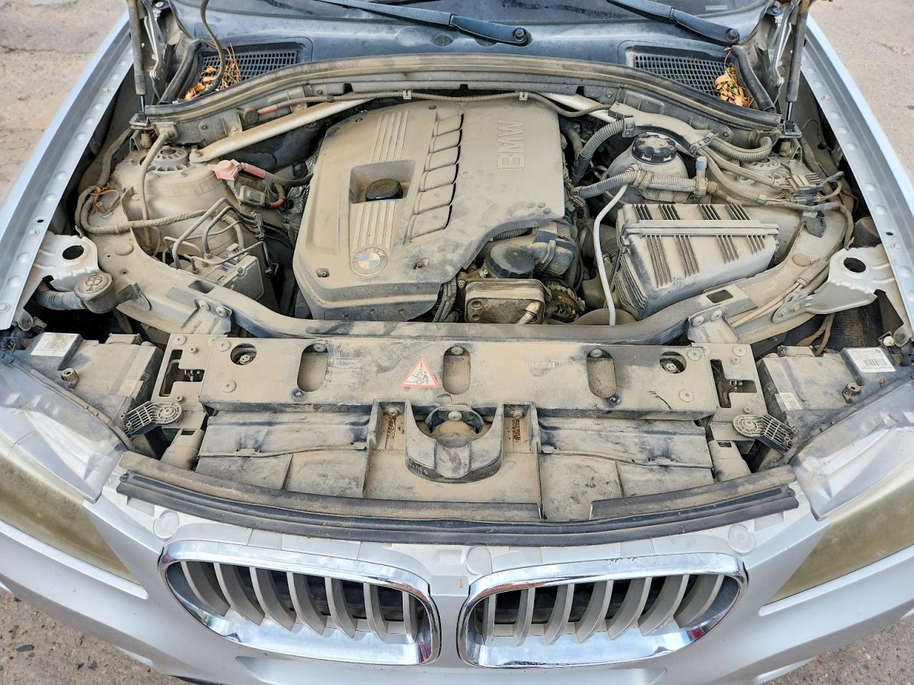 2011 Bmw X3 Xdrive28i Silver vin: 5UXWX5C54BL713784