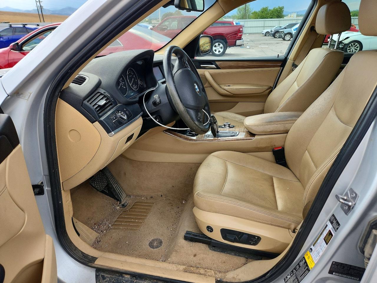 2011 Bmw X3 Xdrive28i Silver vin: 5UXWX5C54BL713784