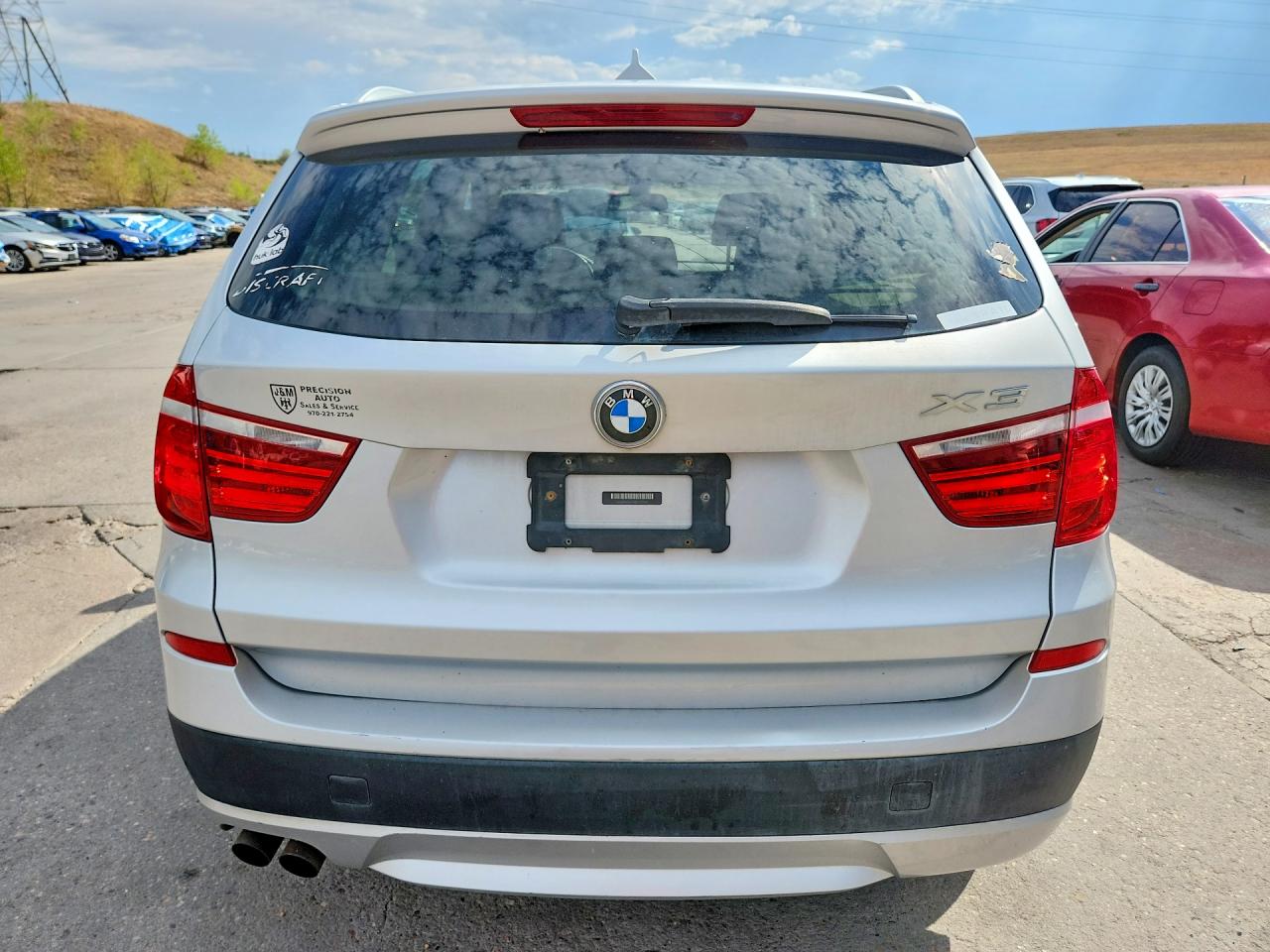 2011 Bmw X3 Xdrive28i Silver vin: 5UXWX5C54BL713784