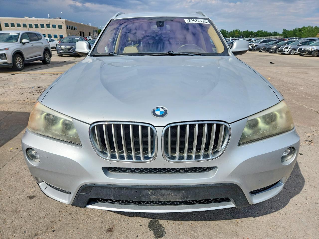 2011 Bmw X3 Xdrive28i Silver vin: 5UXWX5C54BL713784