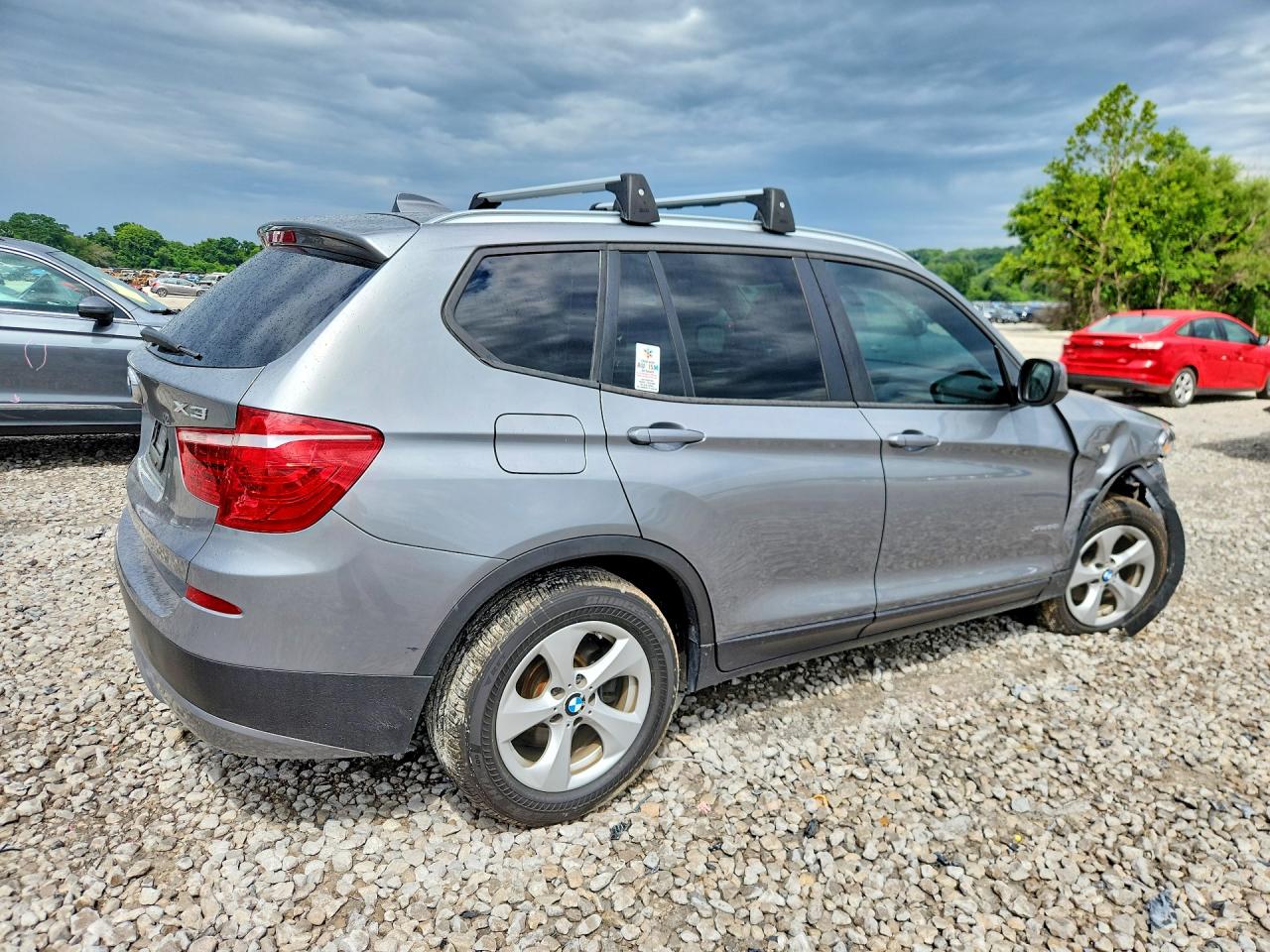 2012 Bmw X3 Xdrive28i Blue vin: 5UXWX5C54CL724902